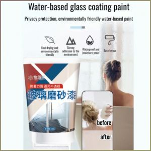Glass Frosting Paint Strong Adhesion Odorless and Environmentally Friendly Clear Glass