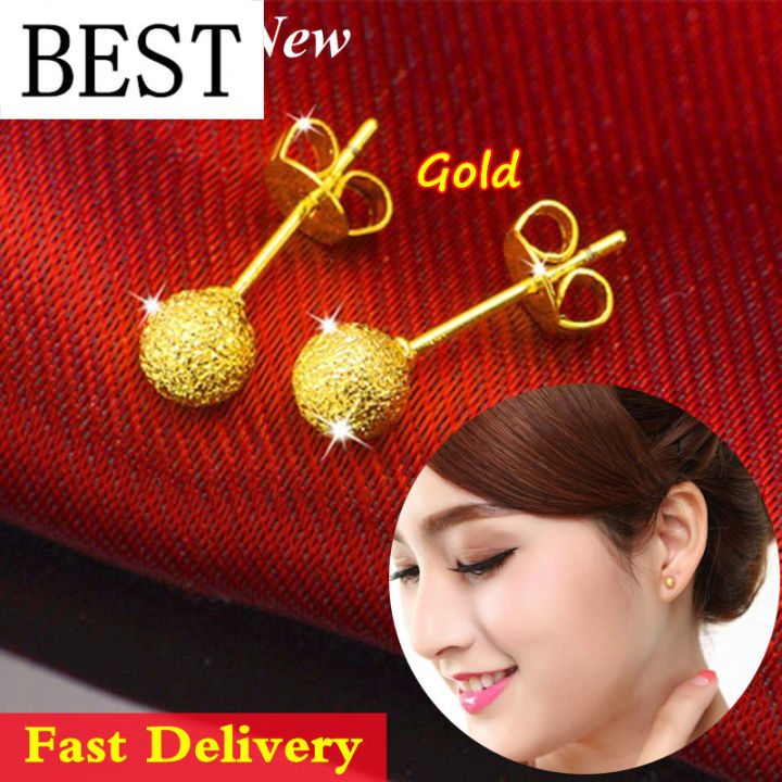 Ear Studs Stud Earrings Sale New Hot-Sale Fashion Jewelry Pure 24k