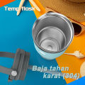 Tempflask Tumbler 900ml - Tahan Panas/Dingin 24 Jam, Anti Tumpah, Desain 2in1 & Vacuum. 
