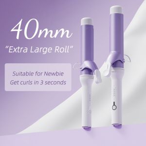 2 In1 40mm Curler Iron And Hair Straightener Professional Curling Stick Multi Styler Stick 30-second rapid heating