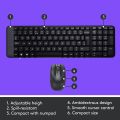 Logitech MK220 Wireless Keyboard and Mouse Combo | Space-Saving Wireless Combo | Compact Design | Office Mouse, Keyboard. 