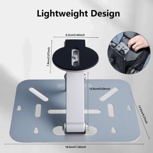 Projector Stand Table Foldable Desktop Mount Ceiling 180 Degree Adjustment Universal 1/4 Screw For MostProjectors2026