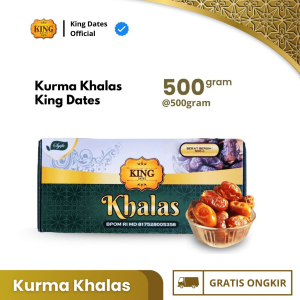 Kurma Khalas King Dates Khalas 500 gram | Kurma Berkualitas Premium