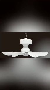 Yowxii Strong Solar Ceiling Fan With Solar Panel Heavy Duty Solar Electric Fan 6-Speed Solar Fan