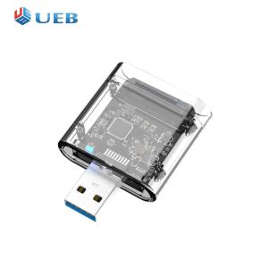 M2เคส SSD M.2กับ USB3.0 Gen 1 5Gbps ความเร็วสูง SSD Enclosure สำหรับ SATA M.2 NGFF