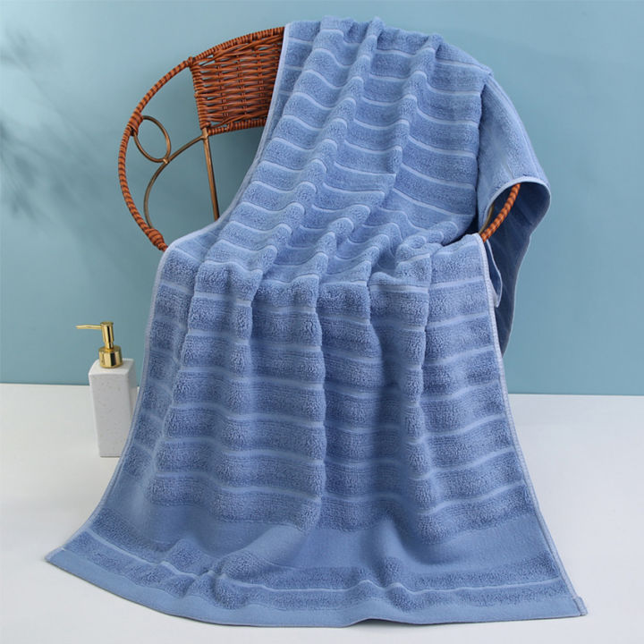 Premium Cotton Bath Towel BIG SIZE Water Absorbent and Quick Drying for Adults Unisex 140x70cm ...
