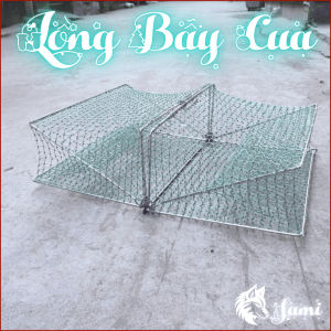 Lồng Bẫy Cua Biển Ghẹ Gấp Gọn Kèm Mồi Dụ - Bẫy Hiệu Quả Gọn Nhẹ Chuyên Dụng Cho Nước Mặn - SaFami Store