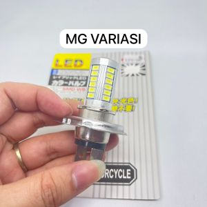 PROMO LAMPU DEPAN LED H4 VIXION 33 MATA ARUS DC UNIVERSAL KAKI 3 VIXION SCOOPY VERZA KLX CB150 NINJA RR CRF DLL