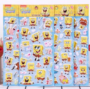 SPONGE BOB BUBBLE STICKERS海绵宝宝泡棉贴