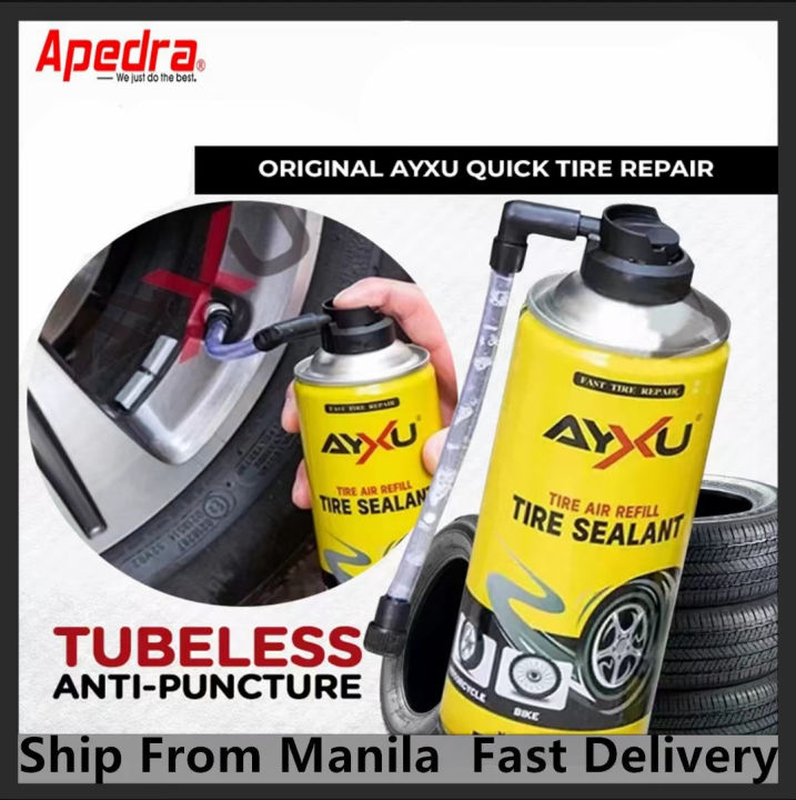 Instant Portable Tire Sealant, Quick Dry Formula, Emergency Air