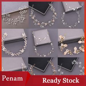 [PAM] Women Headbands Rhinestone Flower Headband Wedding Hair Accessories For Women Bridal Headband Hair Jewelry Wedding Accessories