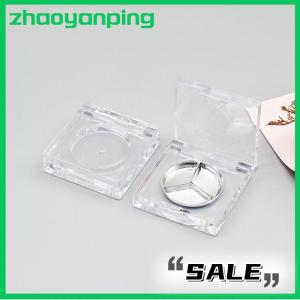 zhaoyanping Square Empty Eyeshadow Palette Plastic Cosmetic Container Clear Makeup Case