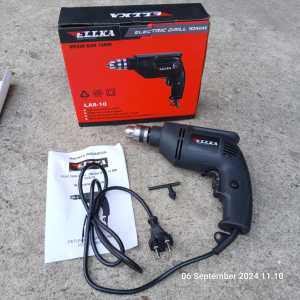 bor listrik murah 10mm Mesin Bor Listrik 380w Mesin Bor Tangan bisa bolak balik 3200rpm Reversible Termasuk Key Bor tembok Kayu Beton besi bisa cod