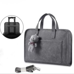 TZD62 13-14/15-16Inch Laptop Notebook Case Felt Briefcase Notebook Pouch Document Bag Shockproof Computer Storage Bag Travel