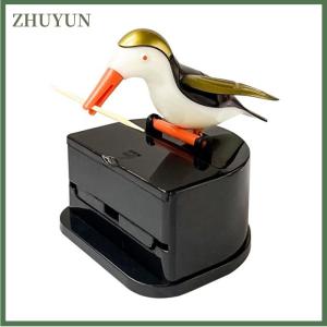 ZHUYUN Sáng Tạo Chim Ruồi Tăm Dispenser Gag Tăm Chủ Chất Lượng Cao Làm Sạch Răng Tự Động Chim Tăm Hộp Lưu Trữ