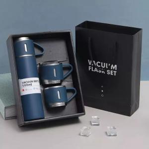AGS -  Termos Cangkir Set 500mL / Thermos Vacum Bisnis / Vacuum Flask / Thermos Viral Free Cangkir Stainless Steel Plastik Souvenir