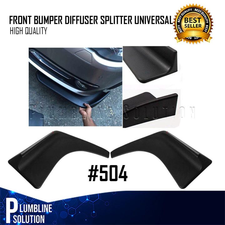 Universal Aero Car Diffuser 3 KINDS / 502 Wigo Gen 1 Gen 2 Car Front ...
