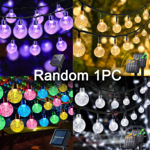 Solar Light String Solar Garden Lights Outdoor Waterproof Crystal Ball Fairy Lights with 8 Functions 20/50/100LEDS Warm White Colorful White Christmas Festival Xmas Tree Lawn Yard Porch Camping Gazebo Bistro Wedding Party Decor