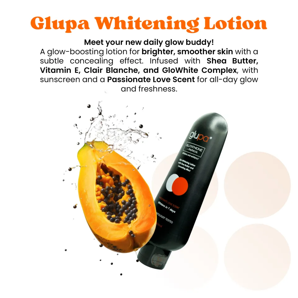 glupa glutathione+papaya skin whitening lotion HK Vitals main image 1