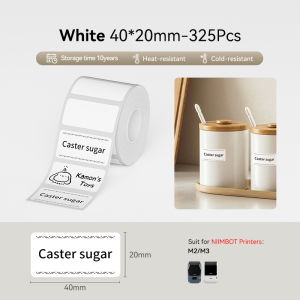 【For M2/M3】NIIMBOT M2/M3 Thermal Transfer Label Sticker Durable PET Material Waterproof and High Temperature Resistance Office Medicine Label Paper