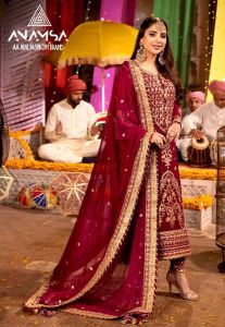 [PRE-ORDER 15 DAYS] READYMADE PUNJABI EMBROIDERED GEORGETTE PAKISTANI SUITS {ETA:2026-12-31}