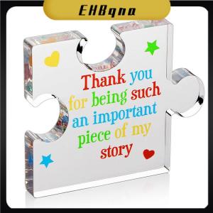 EHBqna แผ่นอะคริลิคสำหรับตกแต่งโต๊ะทำงานเป็นของขวัญสำหรับตกแต่งโต๊ะแผ่นโลหะกราฟิกสำหรับเทศกาลวันจบการศึกษาขอบคุณคุณครู