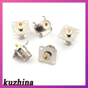 [kuzhina] 5x UHF FEMALE SO239 PANEL CHASSIS MOUNT FLANGE MOUNT SOLDER CUP RF CONNECTOR