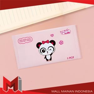 MallMainan-C1137 Tisu Basah Mini Wipes Satuan Travel Size Wet Wipes Tissue Basah Serbaguna 1 Lembar