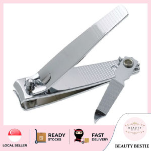 *HIGH QUALITY* STAINLESS STEEL NAIL CLIPPER (8CM LONG) SG SELLER FAST DELIVERY *CURVED EDGE NAIL CUTTER & DOES NOT RUST* DURABLE & SHARP *HEAVY DUTY & COMES WITH RETRACTABLE NAIL FILE* MANICURE & PEDICURE NAIL CARE TOOL *SAME SUPPLIER AS BRAND 777*