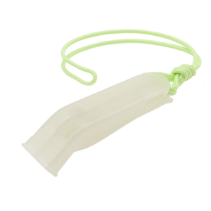 Adjustable Strap Safety Pennywhistle High Pitched Survival Gadget for Camping Hiking Weatherproofs Plastic Construction