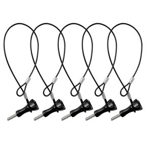 5Set Stainless Steel Safety Rope Lanyard for GoPro Hero 13 12 11 Anti-lost Hand Wristband Hanging Ropes for DJI Insta360 X5