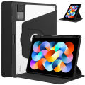 With pen holder For Xiaomi Mi Pad 5/5pro  Mi Pad 6/6 Pro REdmi Pad 10.61 / Redmi Pad SE 11 360 degree rotation Flip Leather Case. 