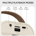 KTV RGB Speaker Musical Instrument Rechargeable with 1 to 2 Microphone Rechargeable. 