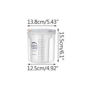 [LOCAL SELLER] Separate Muliti-Grain Storage Box Kitchen Transparent Plastic Sealed Cans Large Capac