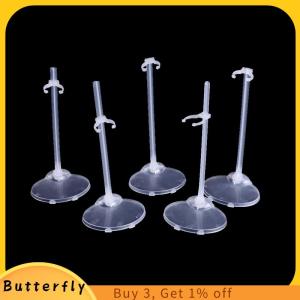 Butterfly 5 pcs ตุ๊กตาพลาสติกขาตั้งอุปกรณ์เสริมสำหรับตุ๊กตา