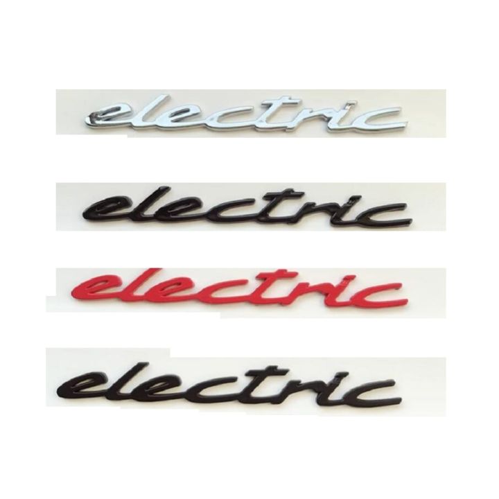 Car trunk Fender emblems, new energy letters, symbols, electric words ...