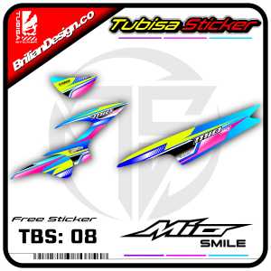 Sticker Striping Variasi Motor Mio Smile - Stiker Striping Variasi Mio Smile. TBS.08