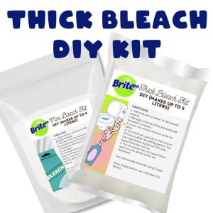 BritePH Thick Bleach DIY Kit - Make Your Own Powerful Toilet & Tile Cleaner!