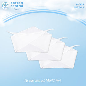 Cotton Central™ (3 pcs) Bigkis Abdominal Binder Newborn 100% USA Cotton Infant Baby Boy Girl Stuff And Clothes