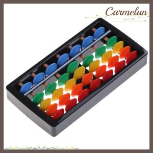 [Carmelun] Mini Plastic Abacus Arithmetic 7 Digits Kids Maths Abacus educational Toys