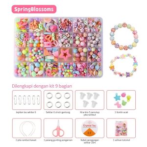 DIY Bracelet Kit Complete Set For Kids Girl Handmade DIY Bracelet Necklace Jewelry Puzzle Toy