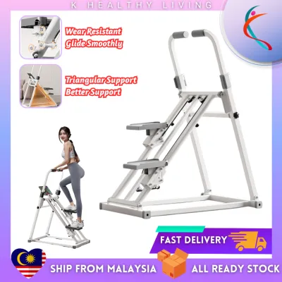 Climbing Machine Home Stepper Cardio Fitness Equipment Gym Mountaineering Machine Sports Fitness Gym Staircase Machine Alat Bakar Lemak Wanita Rumah Alat Kecergasan Climber Machine Alat Senaman Berlangkah