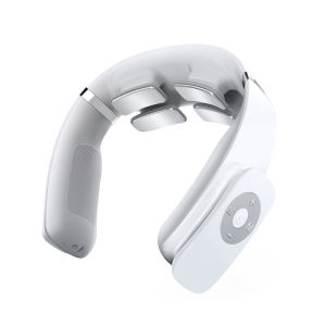 NO.1 Xiaomi Original Authentic New Jeeback G3 Electric Wireless Neck Massager TENS Pulse Relax Relieve Neck Pain 4 Head Vibrator Heating Cervical Massage Health Care 83 minutes deep massage 42° constant temperature hot compress 3s heating long battery