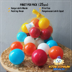 Bola plastik mandi bola anak warna warni isi 25 pcs MAINAN EDUKASI ANAK