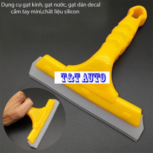 Dụng cụ gạt kính gạt nước gạt dán decal cầm tay minichất liệu silicon 2 lớp phale