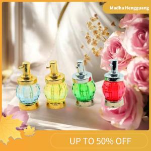 Madha 4PCS Doll House Bedroom Bath Decor Toy 1:12 Dollhouse Miniature Alloy Perfume Model Doll Fashion Makeup Accessories