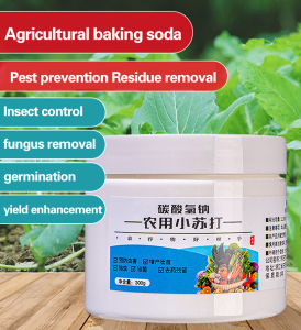 Crop yield increase with agricultural baking soda insecticide