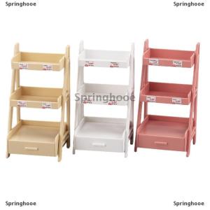[COD] Springhooe 1:12 Dollhouse Miniature Plant Flower Stand Shelf Bookshelf Display Rack Furniture Fairy Garden Tool Storage Rack Model Toy