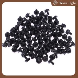 Warm Light 100pcs ฟัน HEX Computer PC Case ฮาร์ดดิสก์เมนบอร์ดติดตั้งสกรูสำหรับเมนบอร์ด PC Case CD-ROM Hard Disk