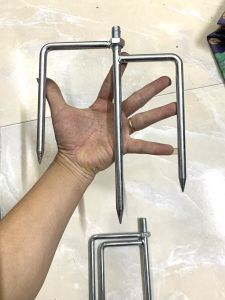 Chân cắm Ô Dù loại đẹp inox và thường Kim loại